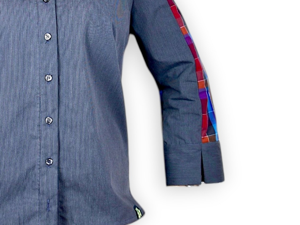 TheNewNew KR-7 - Dámská upcyklovaná košile vel. 42